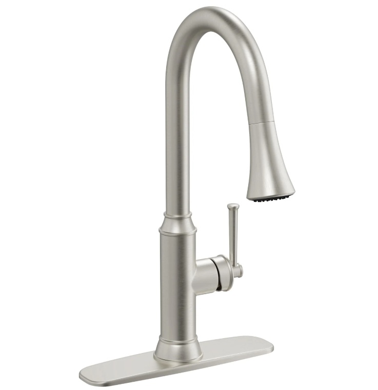 PROFLO 8" Lockmead 1.75 Gpm Single Hole Kitchen Faucet PFXC5817ZBN
