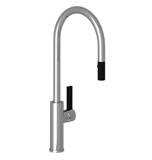 ROHL Single Hole Kitchen Faucet Polished Chrome 1.5 Gpm TR55D1LBAPC