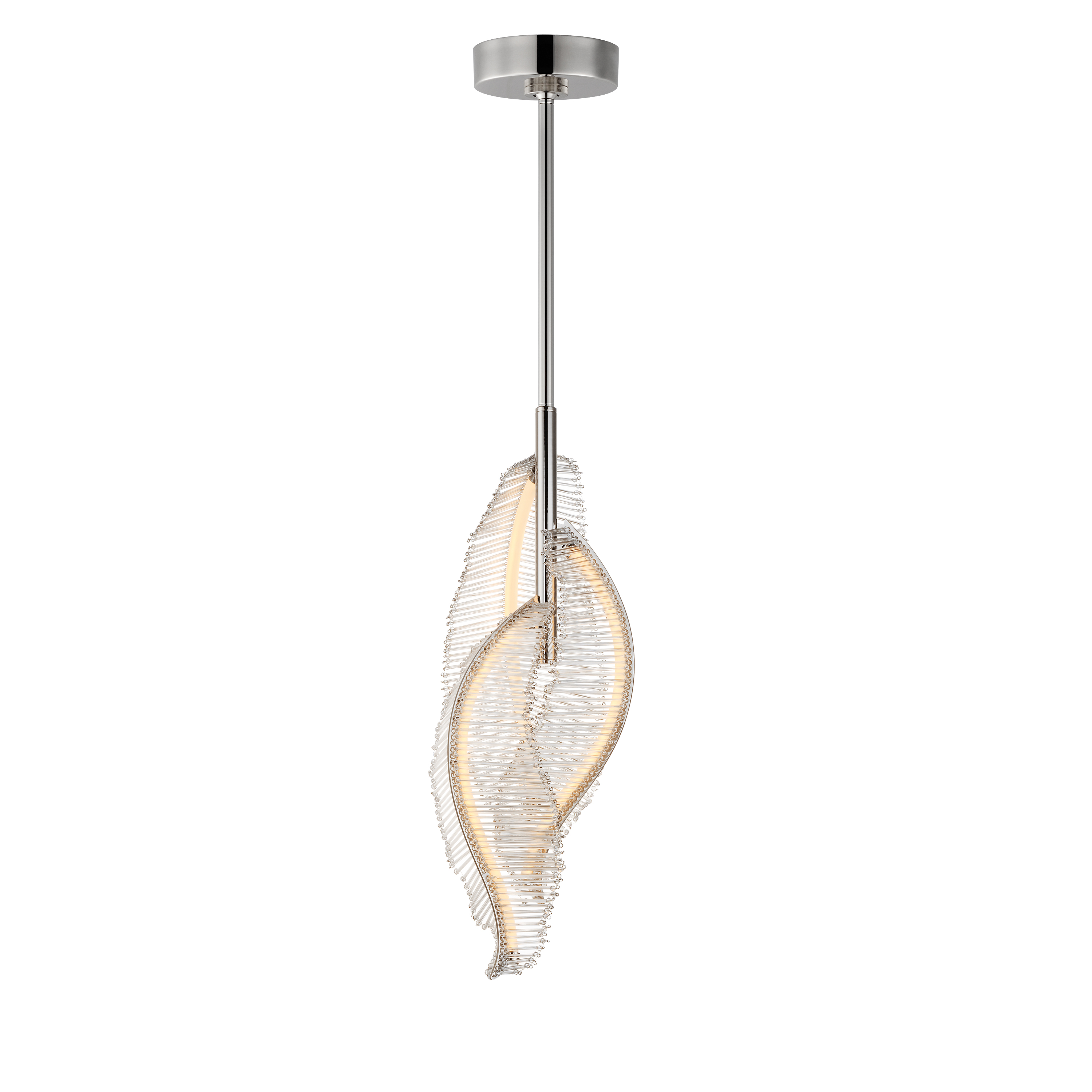 STUDIO M Lillet Pendant In Polished Nickel SM23813BCPN