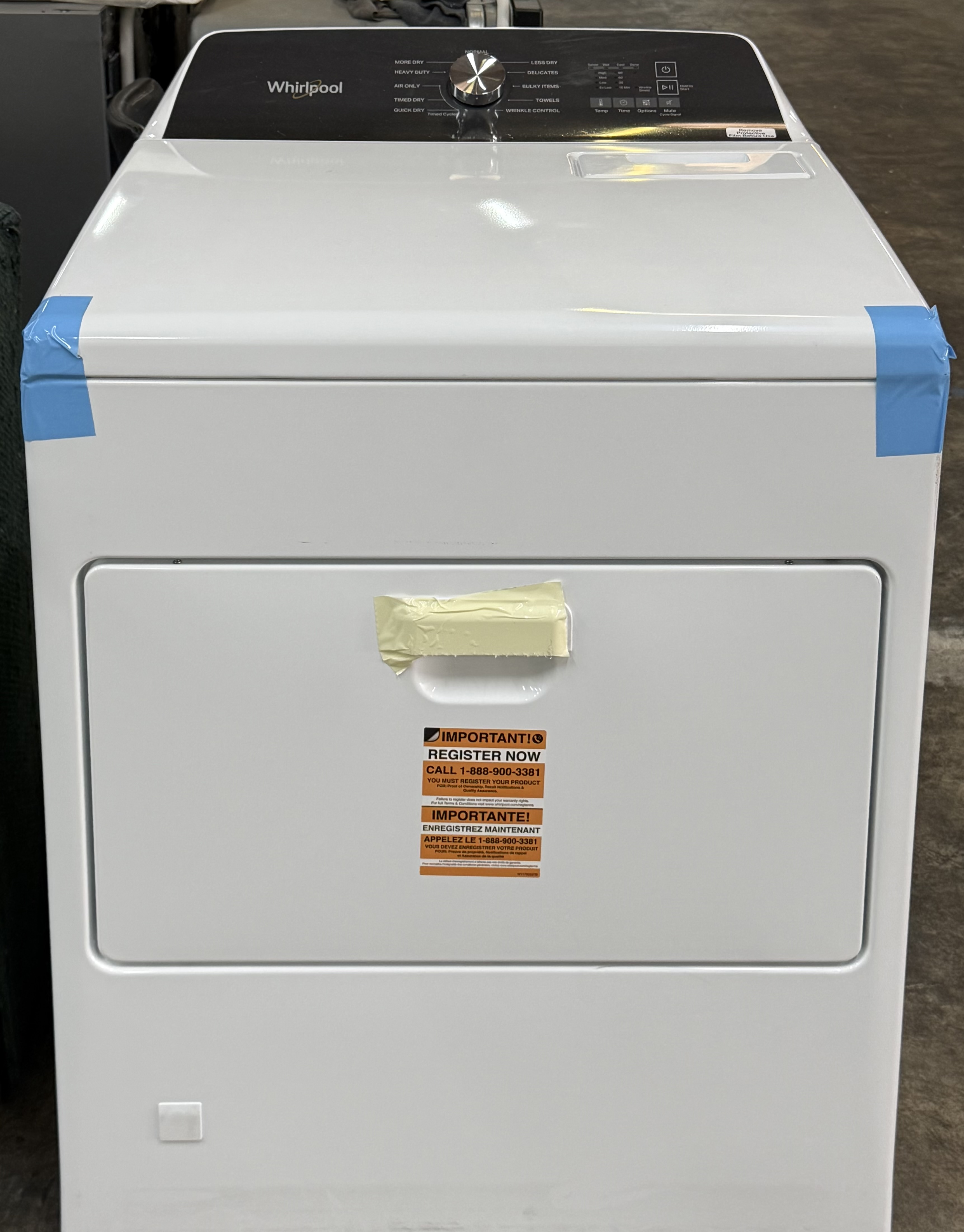 WHIRLPOOL 29" Gas Dryer 7.0 Cu. Ft. White WGD5010LW3
