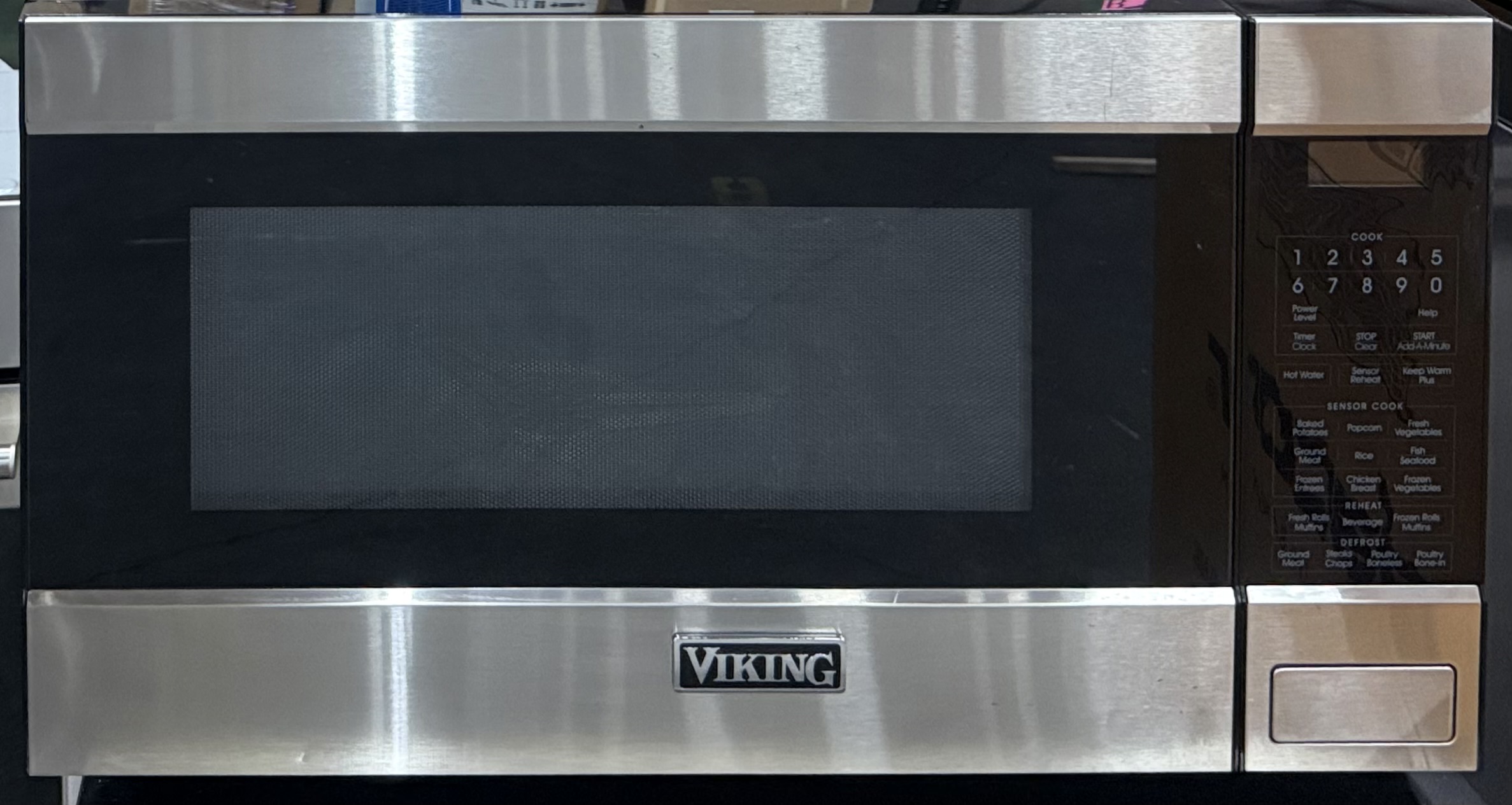 VIKING 24 Inch Countertop Microwave Stainless Steel 2 Cu. Ft. RVM320SS