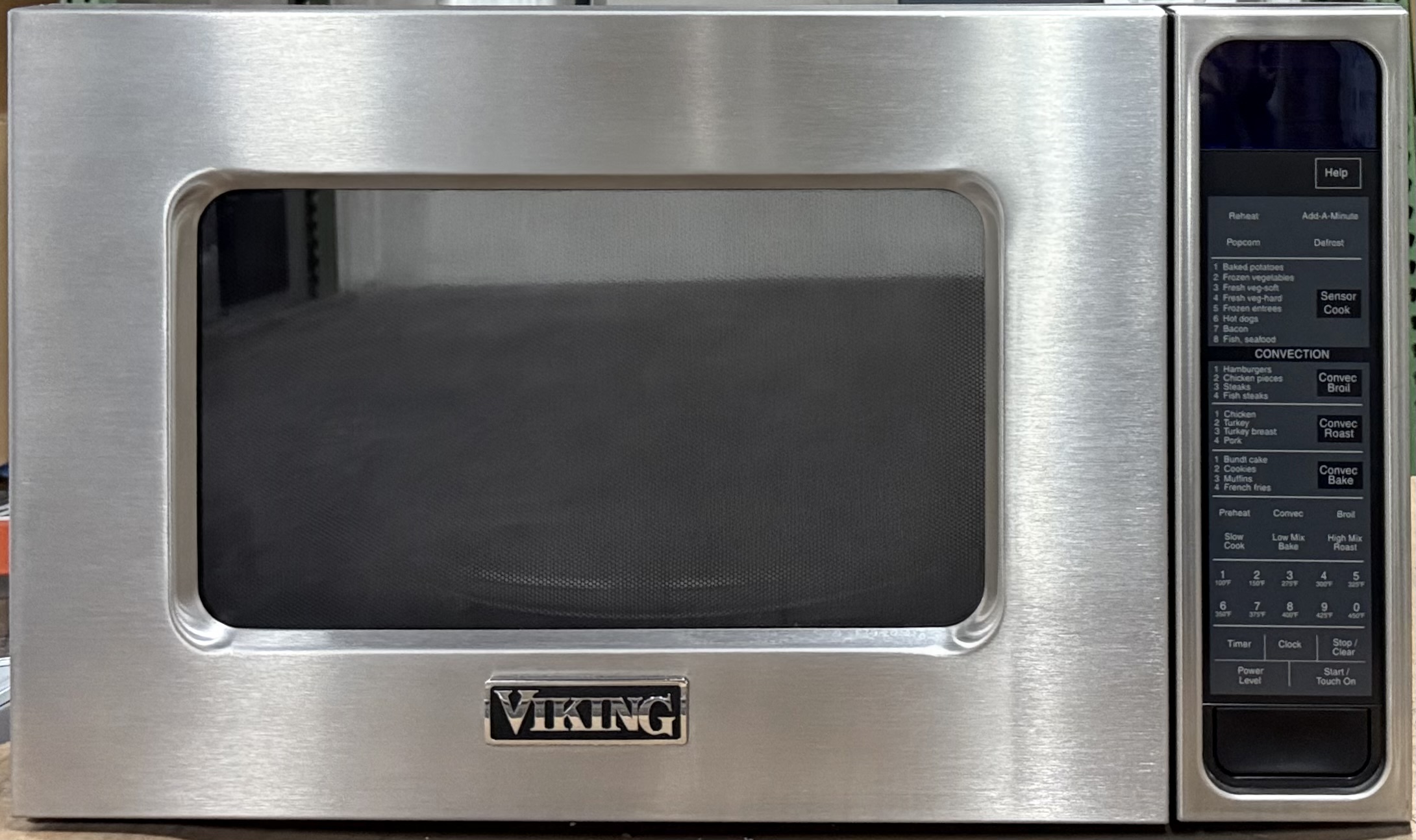 VIKING 25 Inch 5 Series Microwave Stainless Steel 1.5 Cu. Ft. VMOC506SS