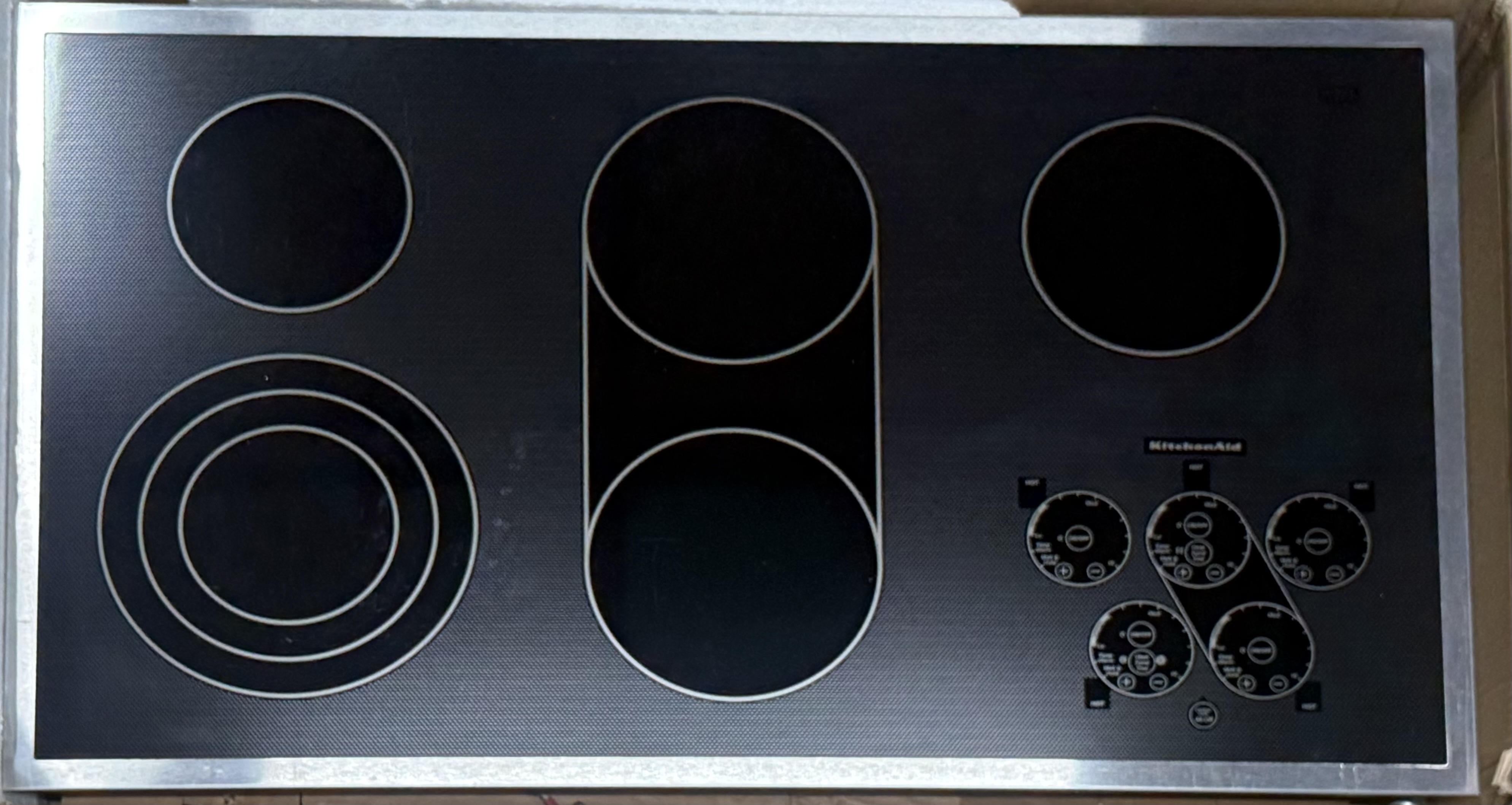 KITCHENAID 5 Elements Premium Surface With Subtle Watermark Electric 36" (91.4 Cm) Width Architect Series Ii KECC568RPS