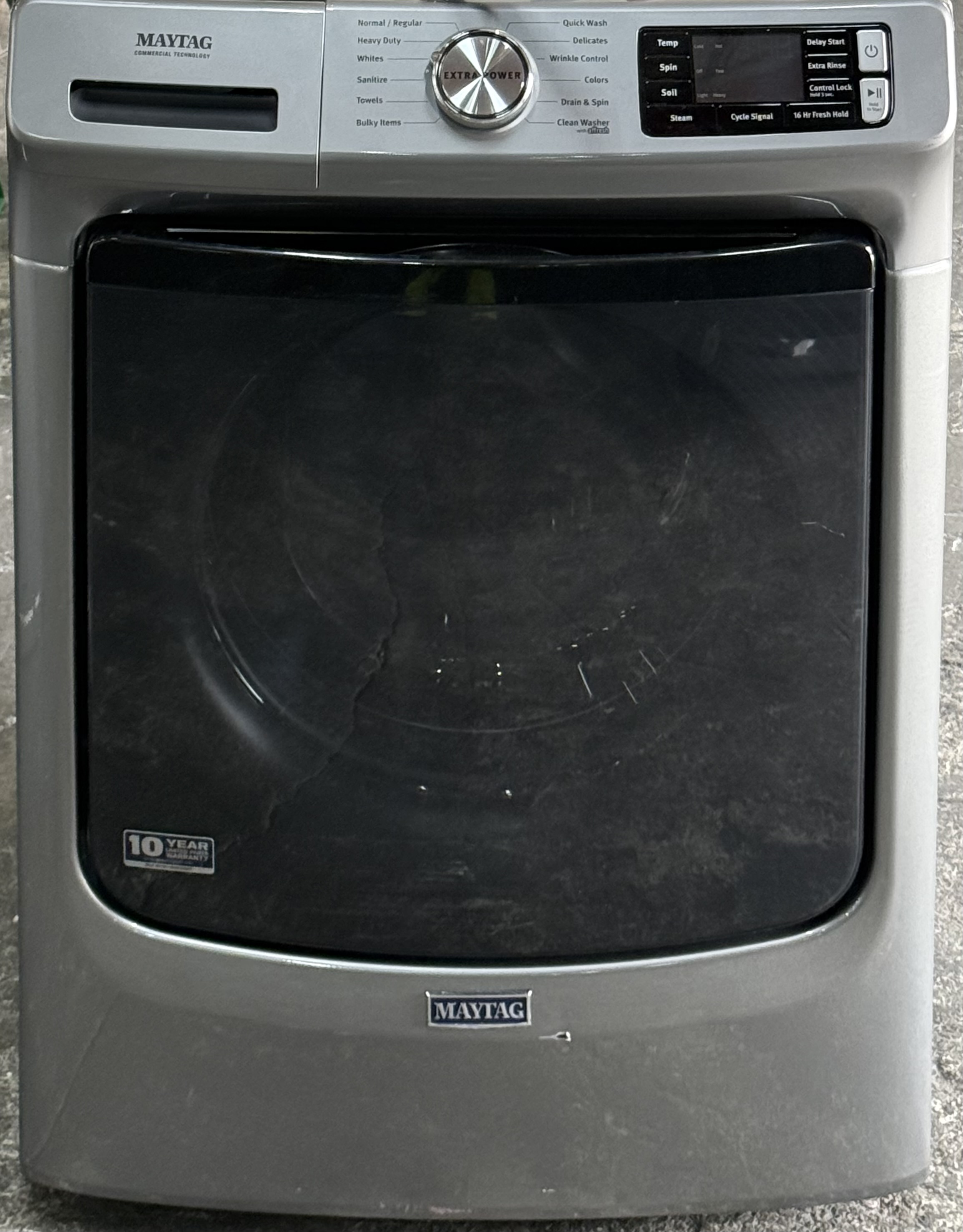 MAYTAG Front Load Washer With Extra Power And 16 Hr Fresh Hold Option 5.5 Cu. Ft. MHW6630HC