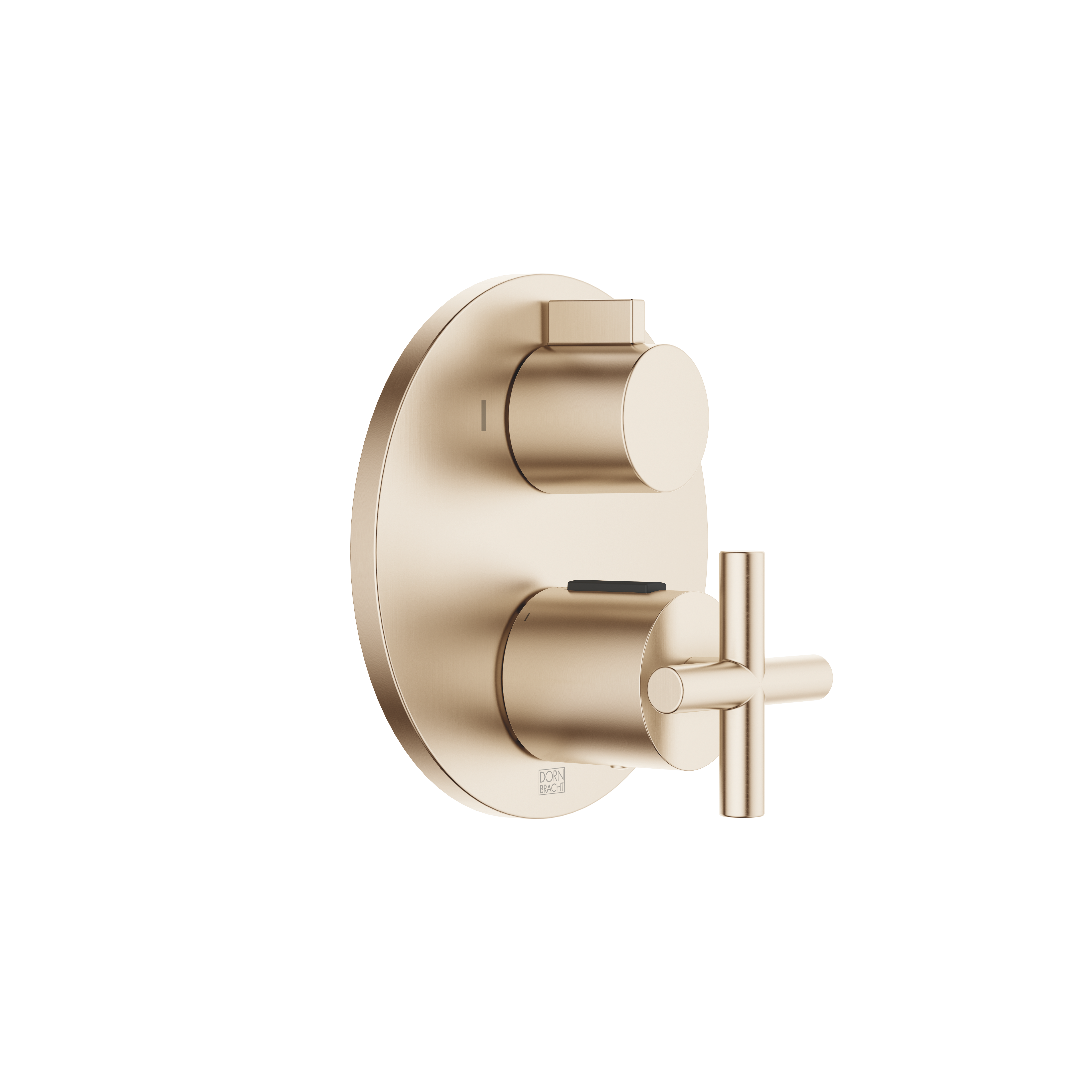 DORNBRACHT Tara Concealed Thermostat With Two Function Volume Control Brushed Champagne (22kt Gold) 36426892460010