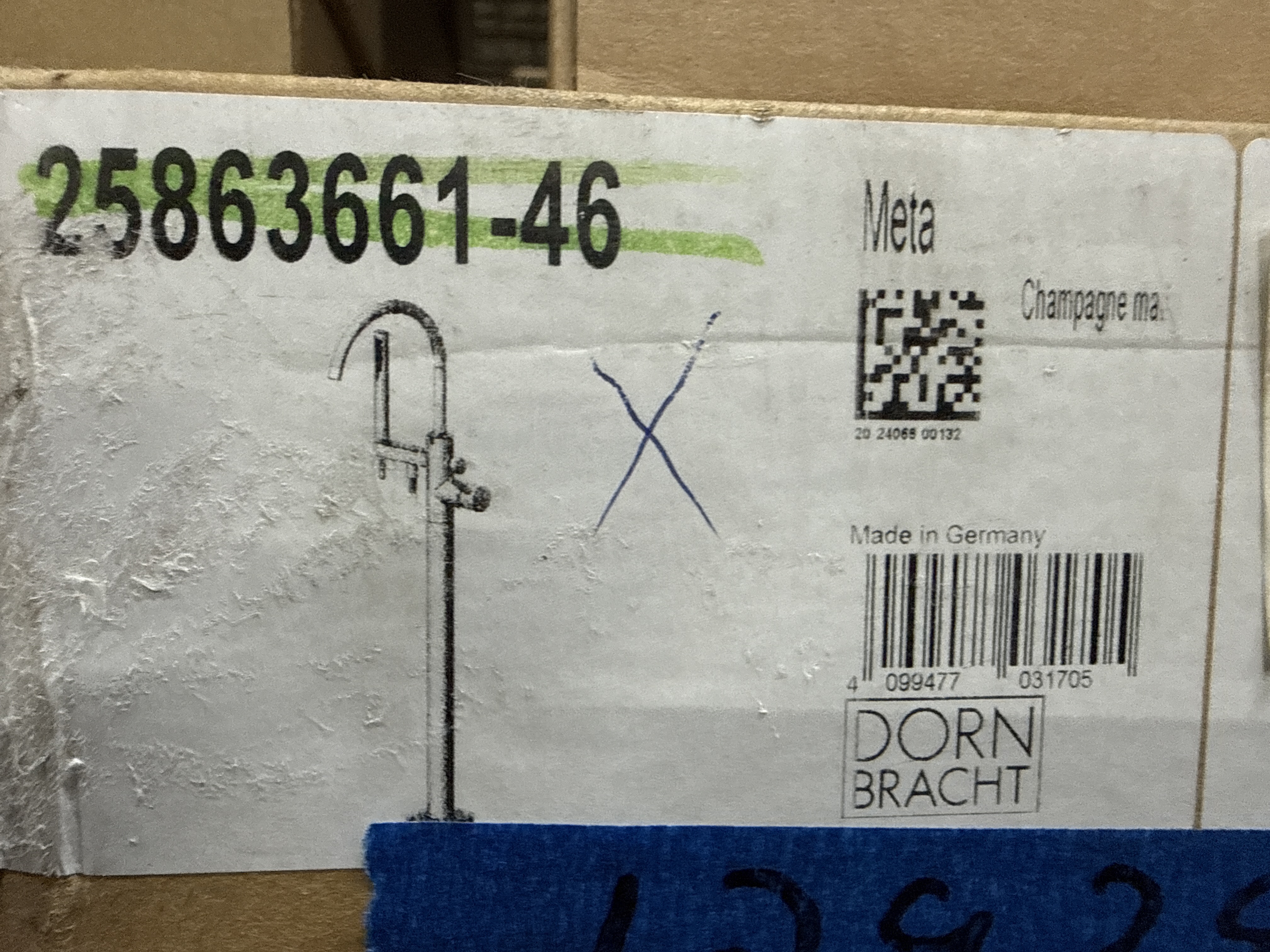 DORNBRACHT Freestanding Tub Filler With Handshower 2586366146