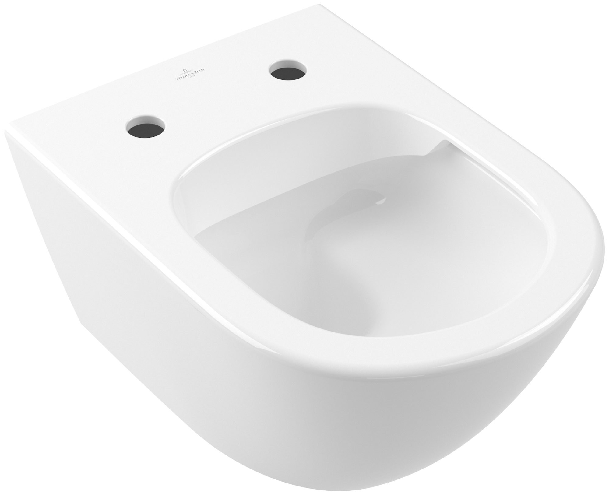 Villeroy & Boch Villeroy Boch Subway 23" Wall Mounted Dual Flush Toilet Bowl White Alpin 4609UR01
