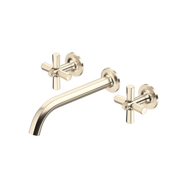 ROHL Modelle 8" Wall Mount Lavatory Faucet Trim Satin Nickel TMD08W3XMSTN