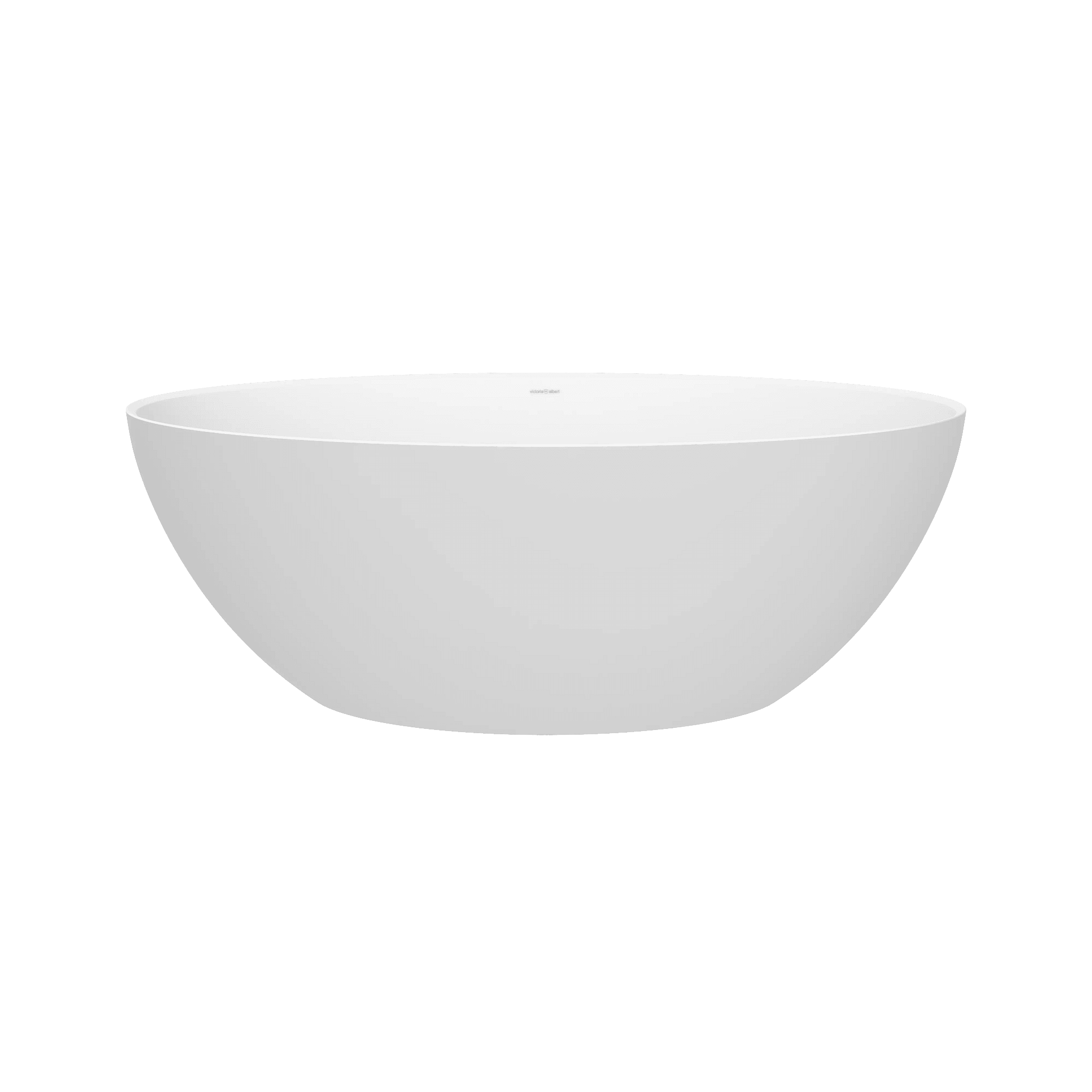 59" Freestanding Soaking Bathtub Matte White CORM-N-SM-NO