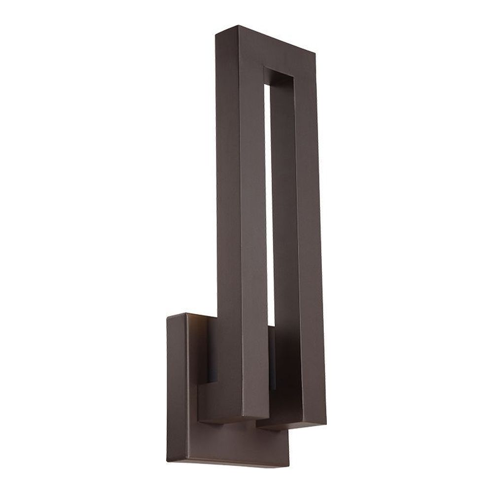 MODERN FORMS Wac Lighting Spa Collection Led Wall Light In Bronze WSW1718BZ