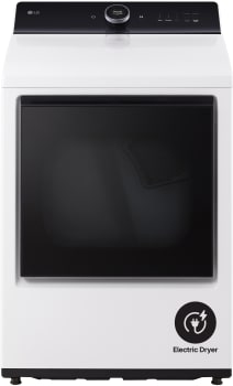 LG 27" Rear Control Electric Dryer 7.3 Cu. Ft. Alpine White DLEX8600WE