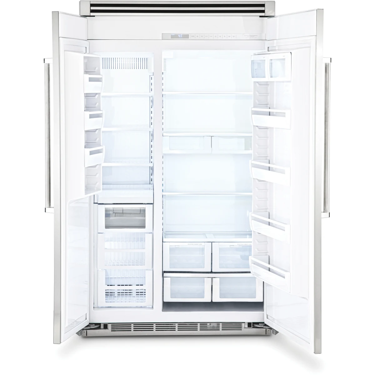 VIKING 48" Panel Ready Counter Depth Built In Side By Side Refrigerator With 29.05 Cu. Ft. Capacity FDSB5484