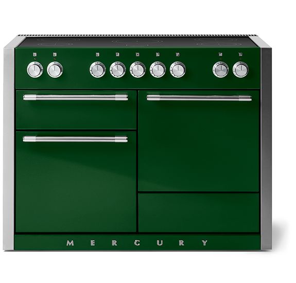 AGA 48" Induction Range With 5 Elements And Triple Oven 6 Cu. Ft. Cornwall Green Amc48dfcwg AMC48IN
