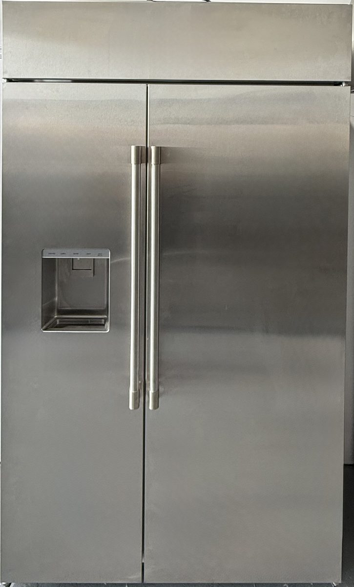 MONOGRAM 48" Built In Side By Side Refrigerator Stainless Steel 28.6 Cu. Ft. ZISS480DNSS