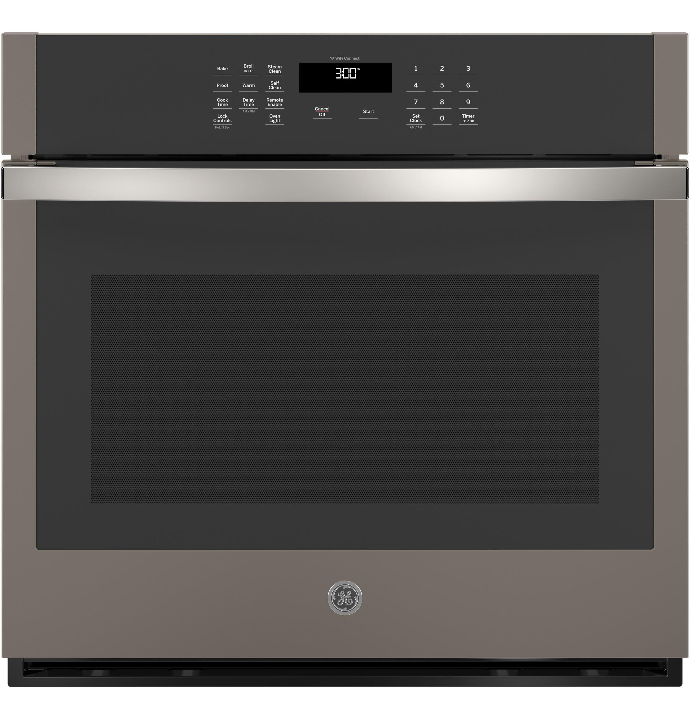 GE Ge 30″ Smart Built In Self Clean Single Wall Oven With Never Scrub Racks JTS3000ENES