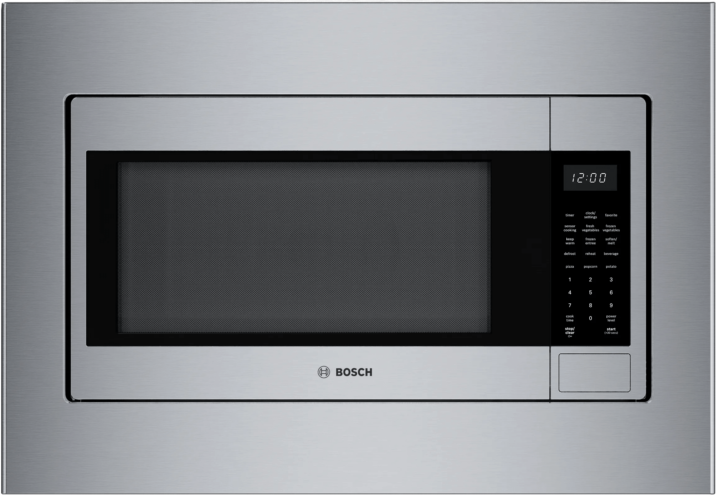 Bosch 300 Series Built In Microwave 24 Door Hinge Left Stainless Steel HMB30155UC