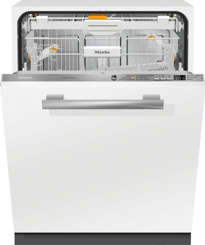 MIELE Fully Integrated Full Size Dishwasher With Hidden Control Panel 3d Cutlery Tray Custom Panel And Handle Ready G6665SCVI