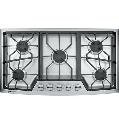 MONOGRAM 36" Liquid Propane Gas Cooktop Stainless Steel ZGU385LSMSS