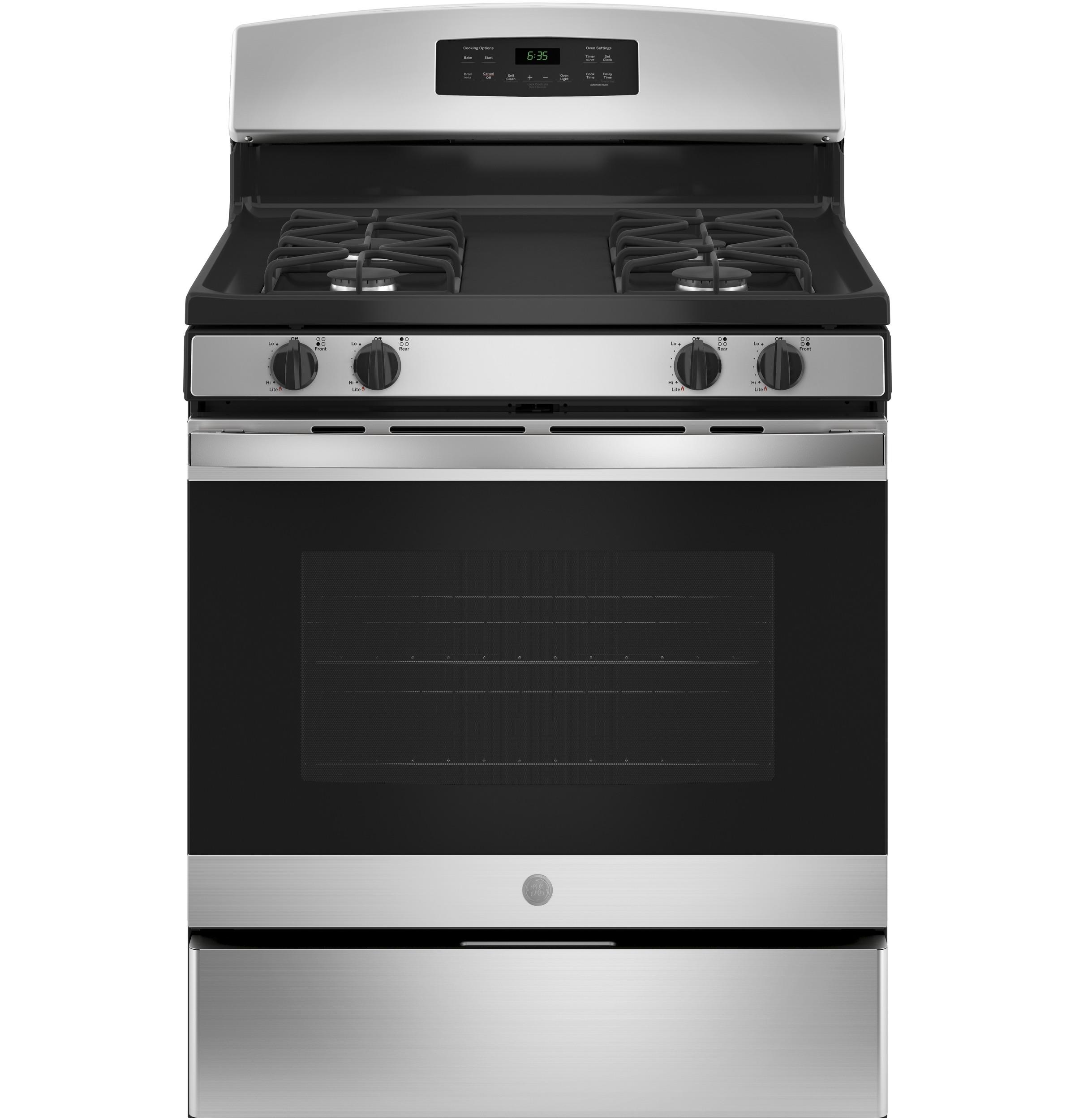 GE Ge 30″ Free Standing Gas Range JGB635REKSS