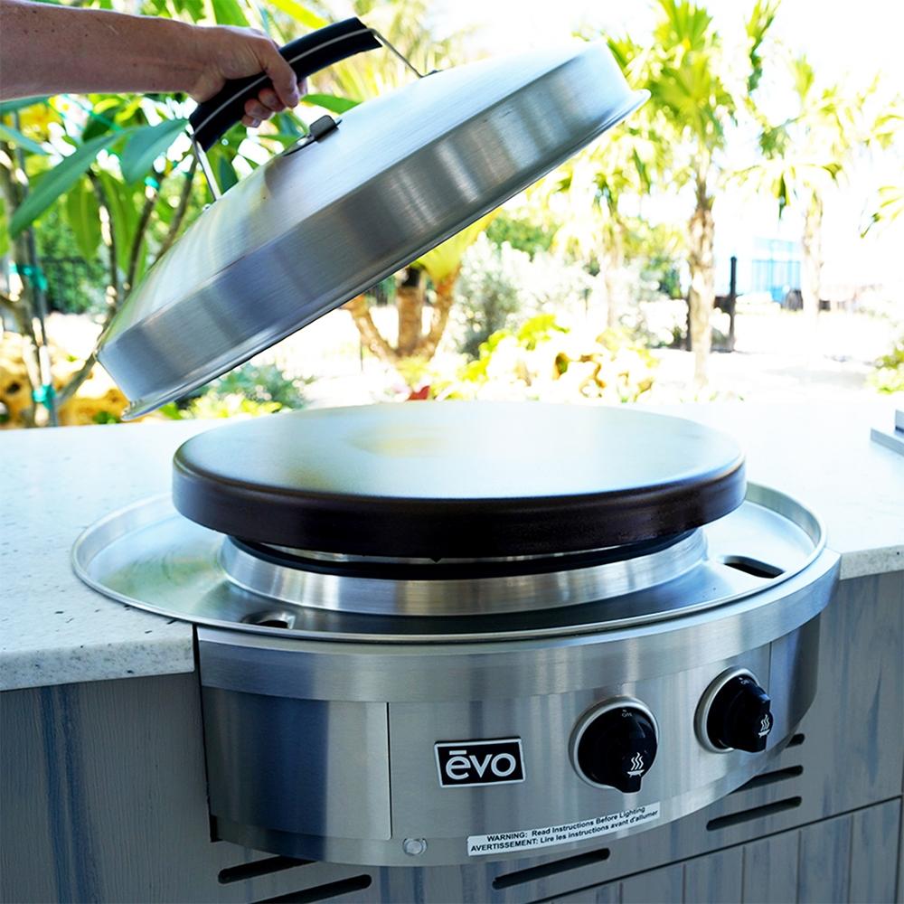 EVO Affinity 25g Built In Flattop Propane Gas Grill Stainless Steel 10-0095-LP