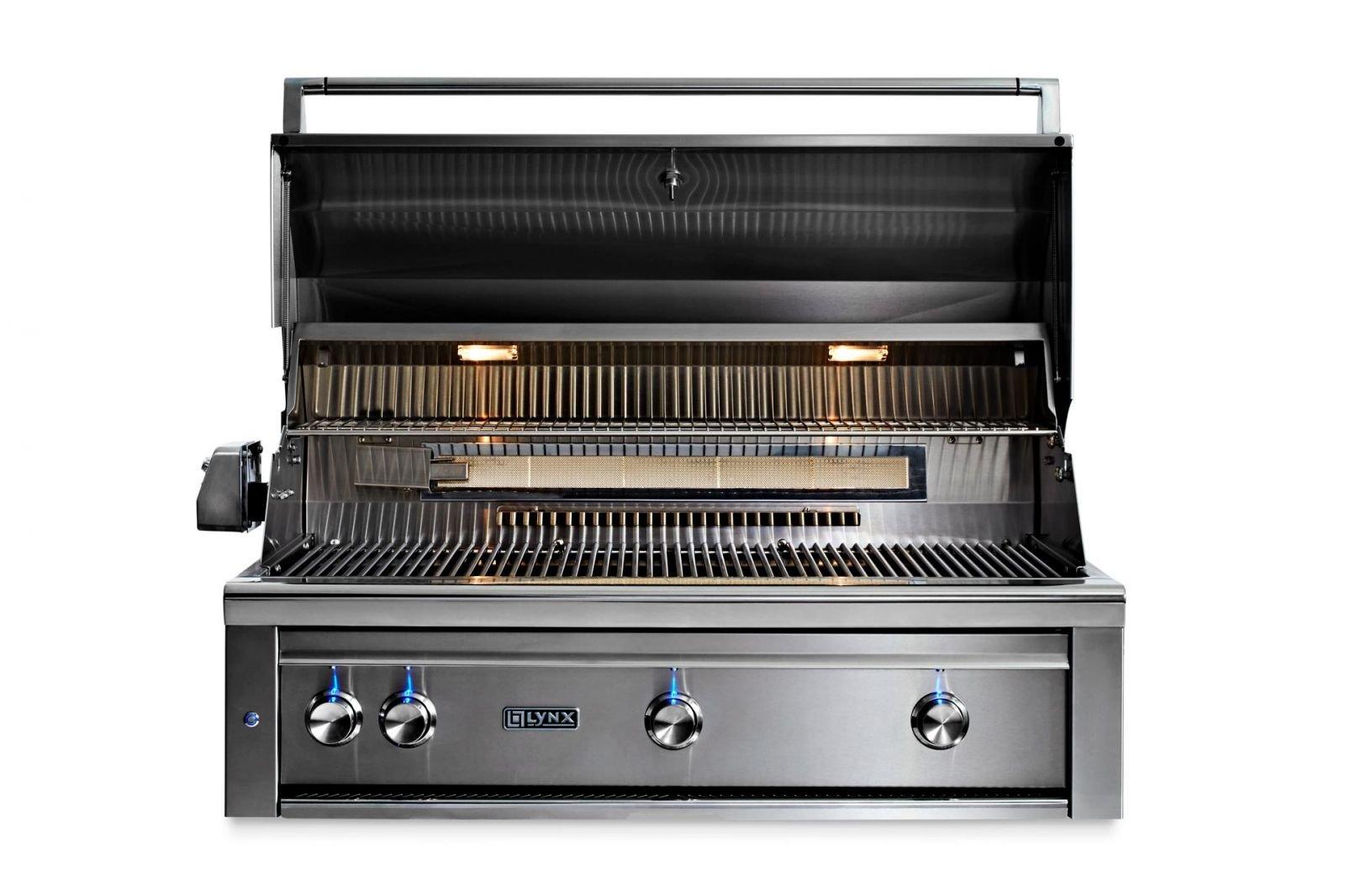 LYNX 42" Built In Natural Gas Grill W Rotisserie L42R-3-NG