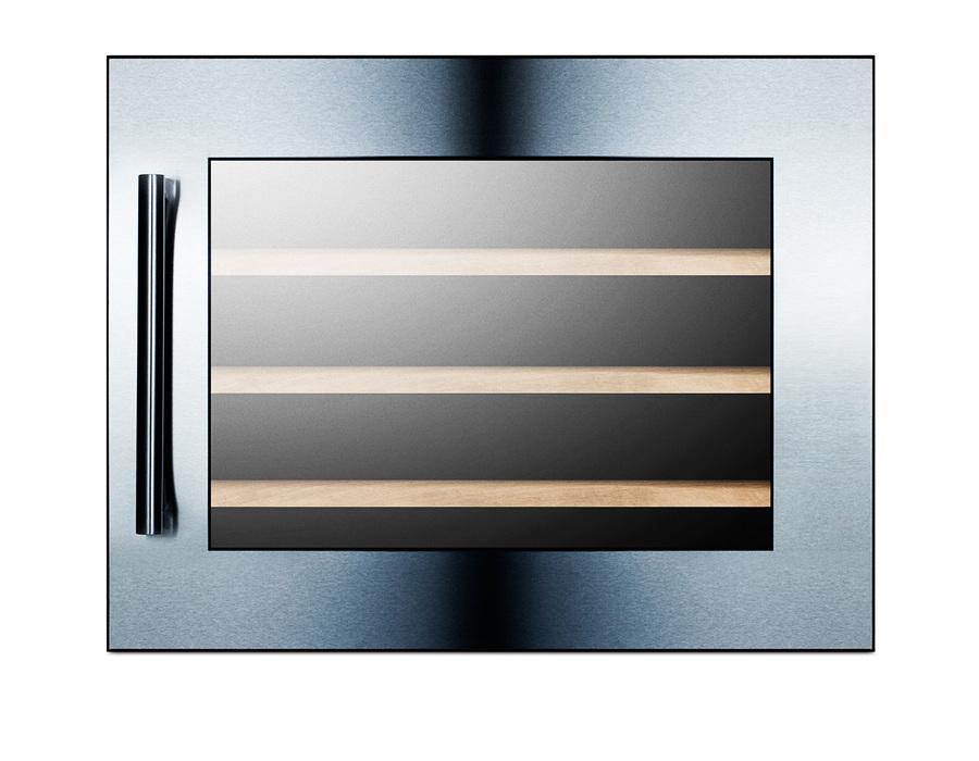 SUMMIT 24" Wine Cellar Stainless Steel Fully Integrated VC28S