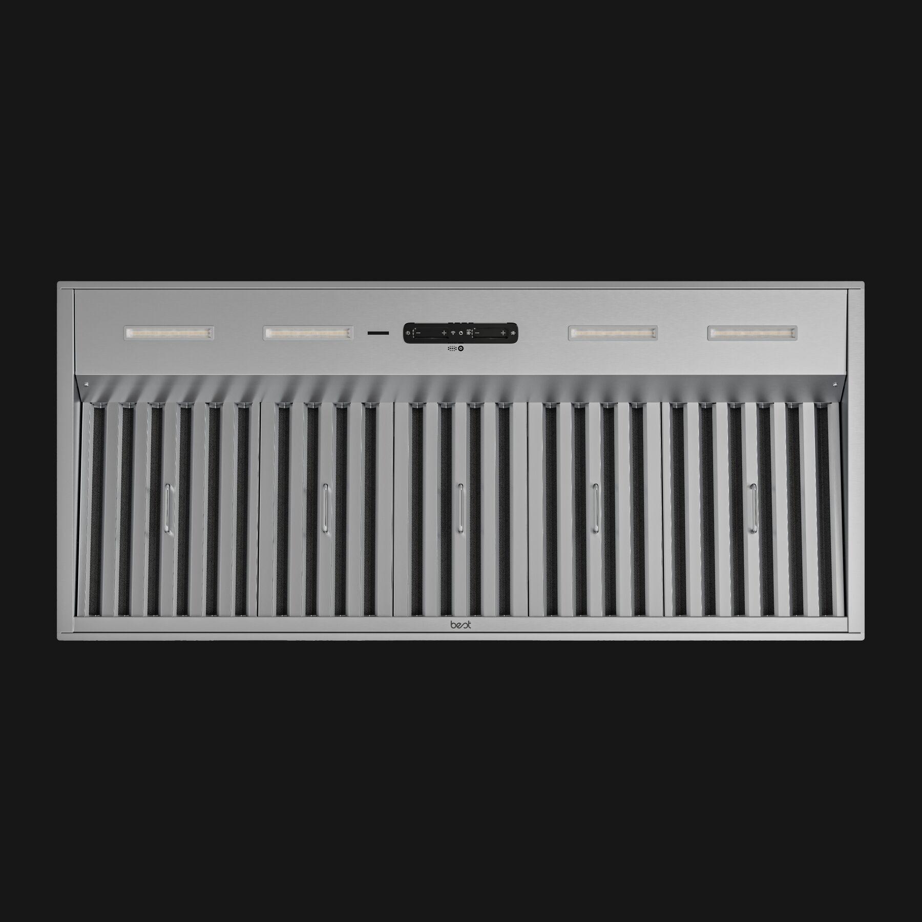 BEST 1240 CFM 54-Inch Under Cabinet Range Hood Stainless Steel - HBN554212SS