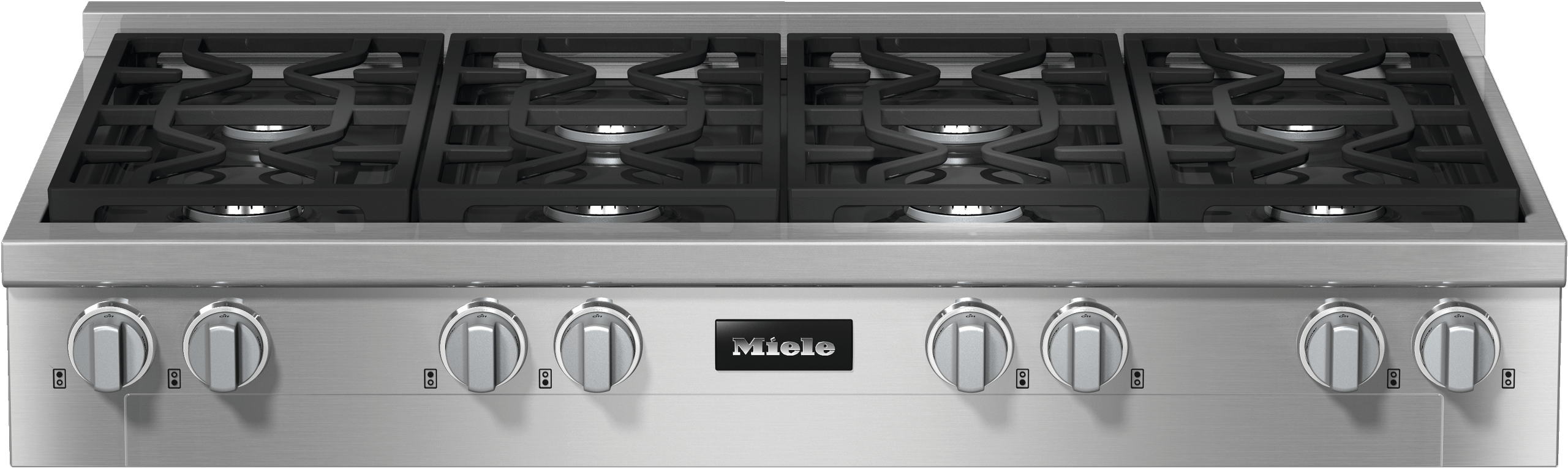 MIELE 48" Liquid Propane Rangetop With 8 Burners Stainless Steel KMR13543LP