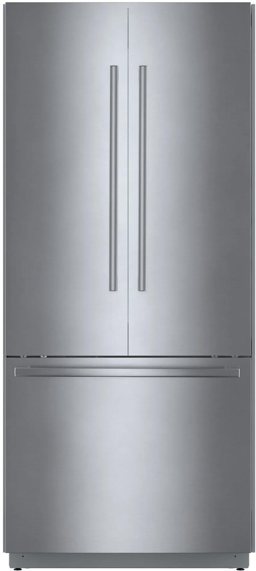 BOSCH Benchmark 36" Built In French Door Refrigerator 19.4 Cu. Ft. Stainless Steel B36BT935NS