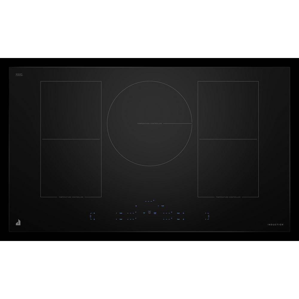 JENNAIR 36" 5 Element Induction Cooktop Black Glass JICT736SB