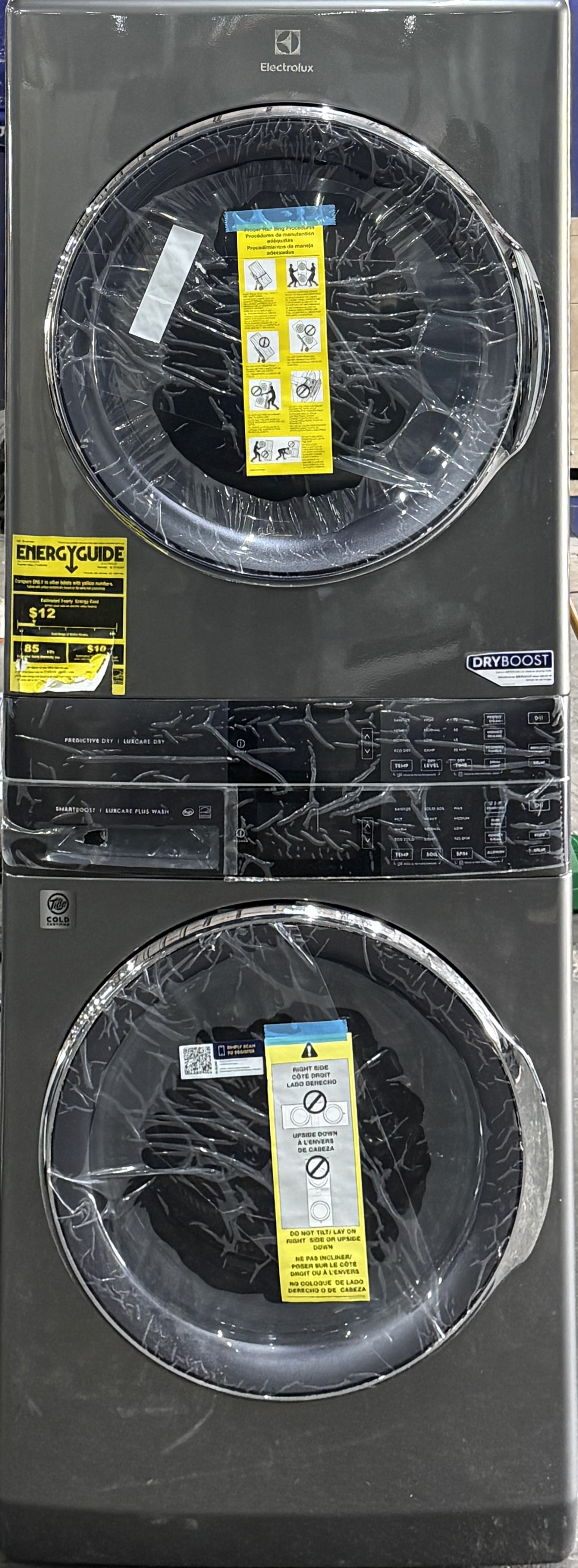 ELECTROLUX 27 Inch Unitized Tower Washer Electric Dryer 4.5 Cu. Ft. ELTE7600AT