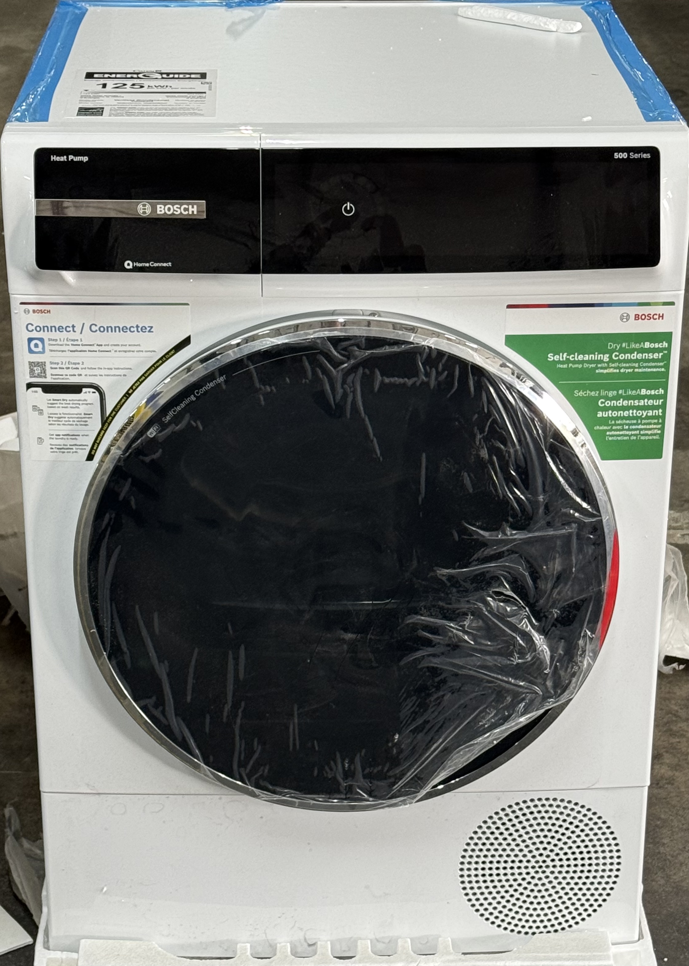 BOSCH 500 Series Heat Pump Dryer White WQB245B0UC