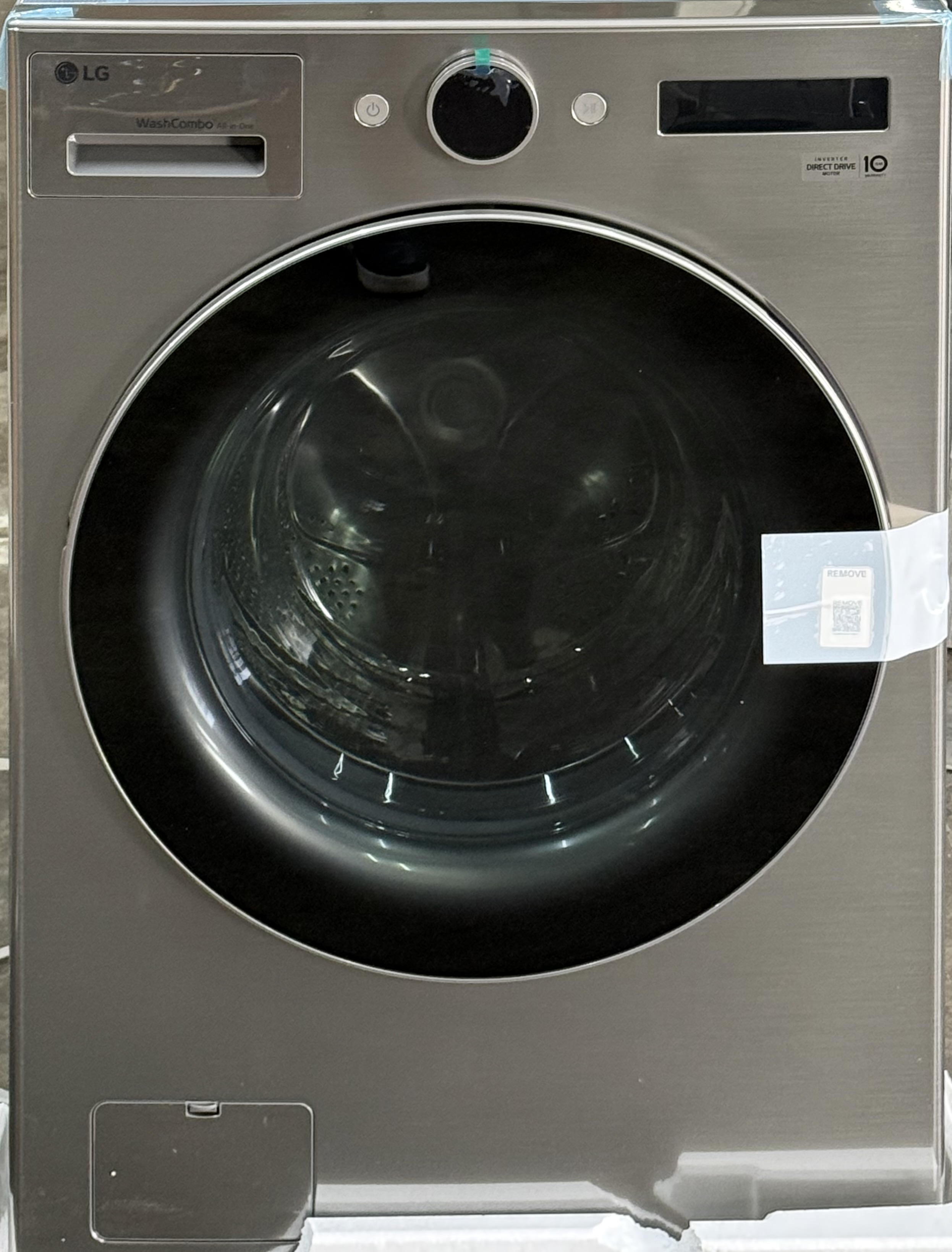 LG Ventless Washer Dryer Combo Washcombo All In One 5.0 Cu. Ft. Mega Capacity With Inverter Heatpump Technology And Direct Drive Motor WM6998HVA