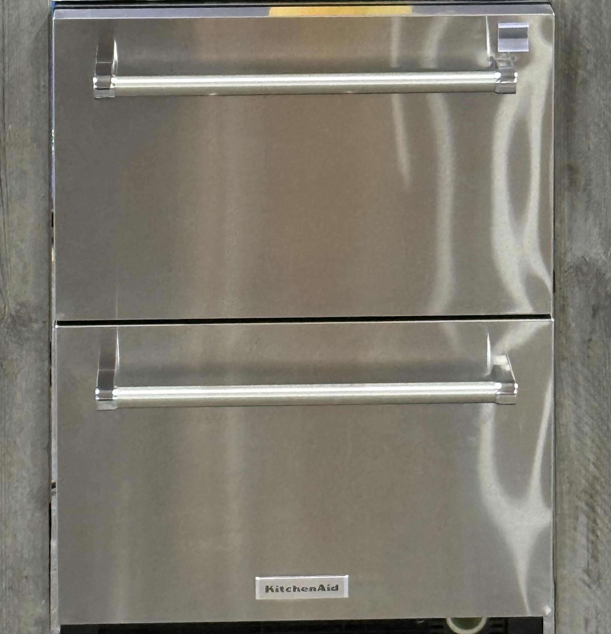 KITCHENAID 24" Stainless Steel Double Refrigerator Drawer Stainless Steel KUDR204ESB