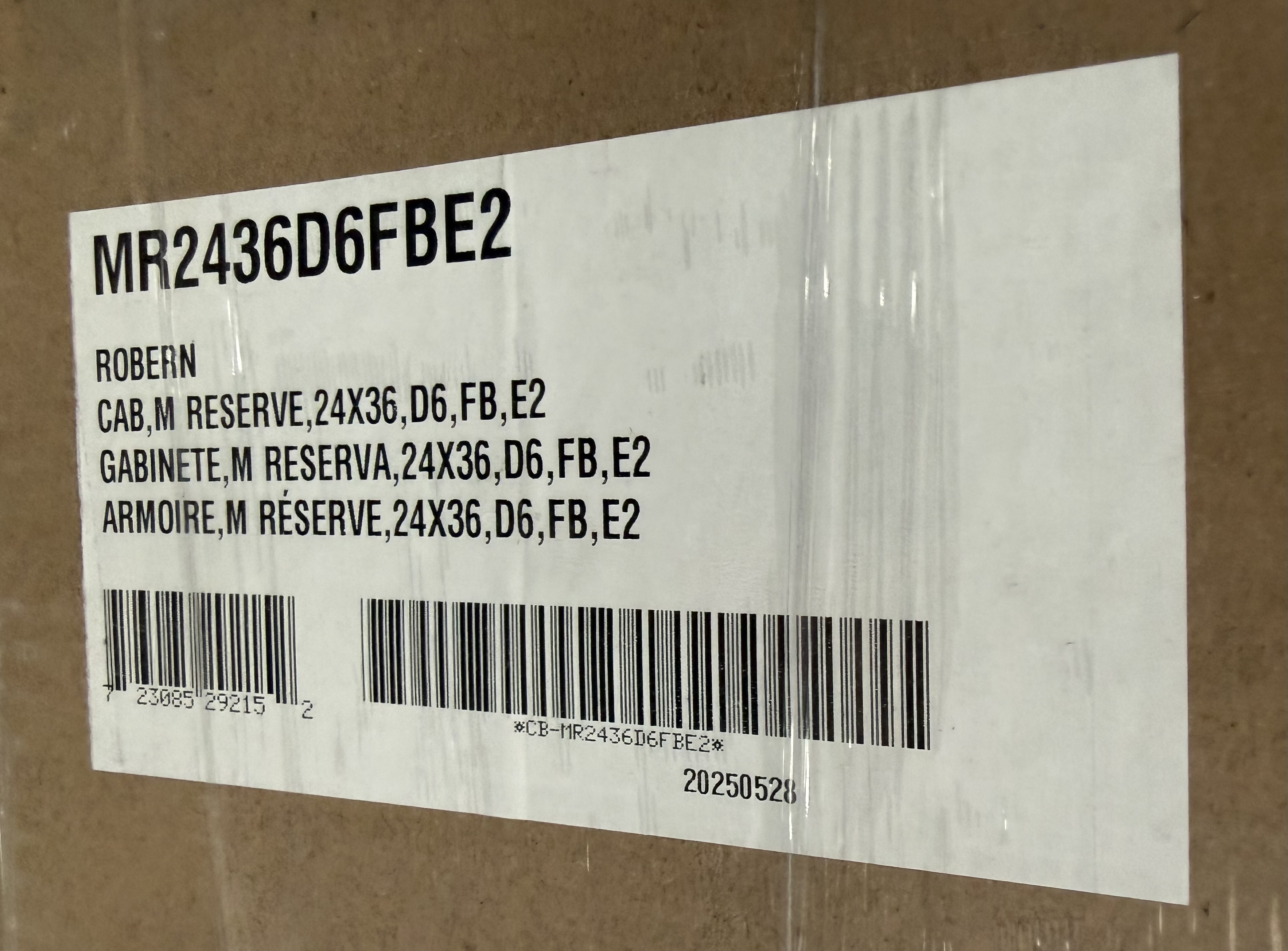 ROBERN M Series Reserve 36" Single Door Medicine Cabinet With Electric Upgrade MR2436D6FBE2