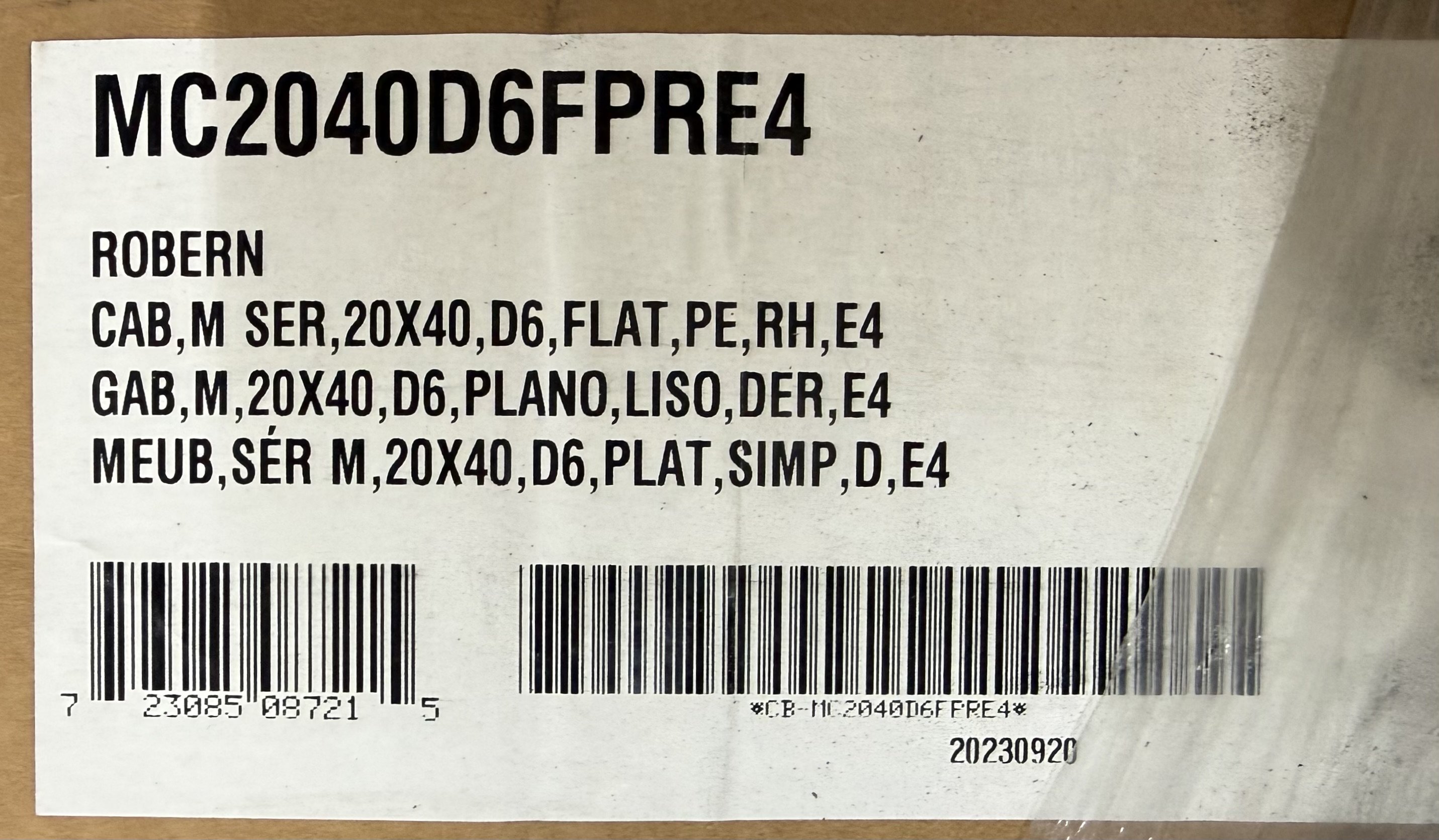 ROBERN 20" 40" Single Door Medicine Cabinet Right Hinge With Electric MC2040D6FPRE4