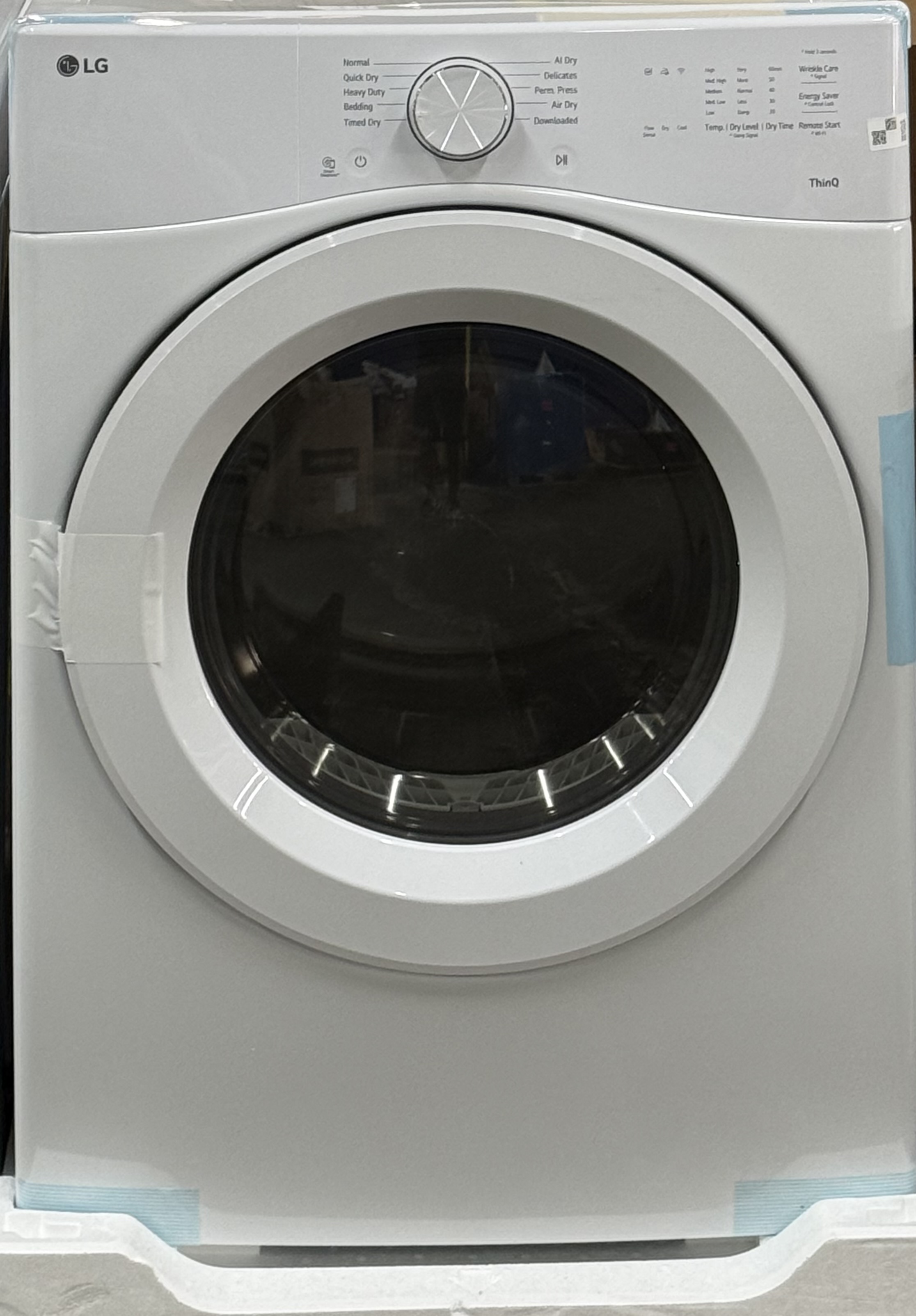LG 27" Front Load Electric Dryer 7.4 Cu. Ft. White DLE3420W