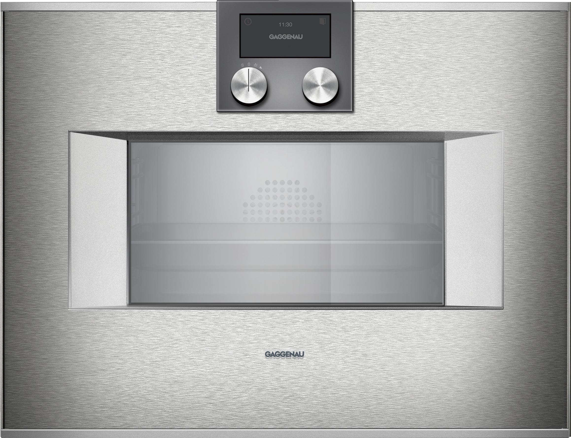 GAGGENAU 24" Combi Steam Oven Ight Hinged Stainless Steel BS470612