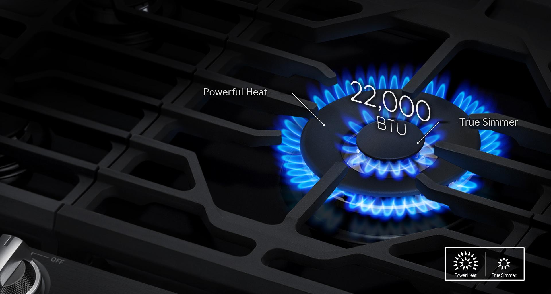 Powerful heat with precise control