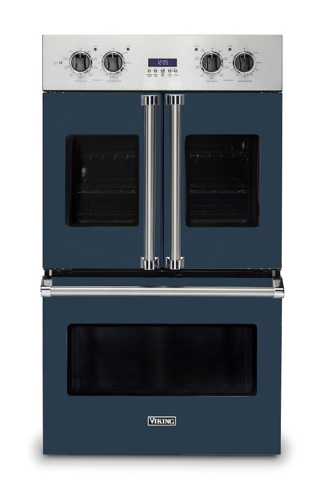 BRIGADE 30″ Electric Double French Door Oven Vdof Viking Professional 7 Series VDOF7301SB