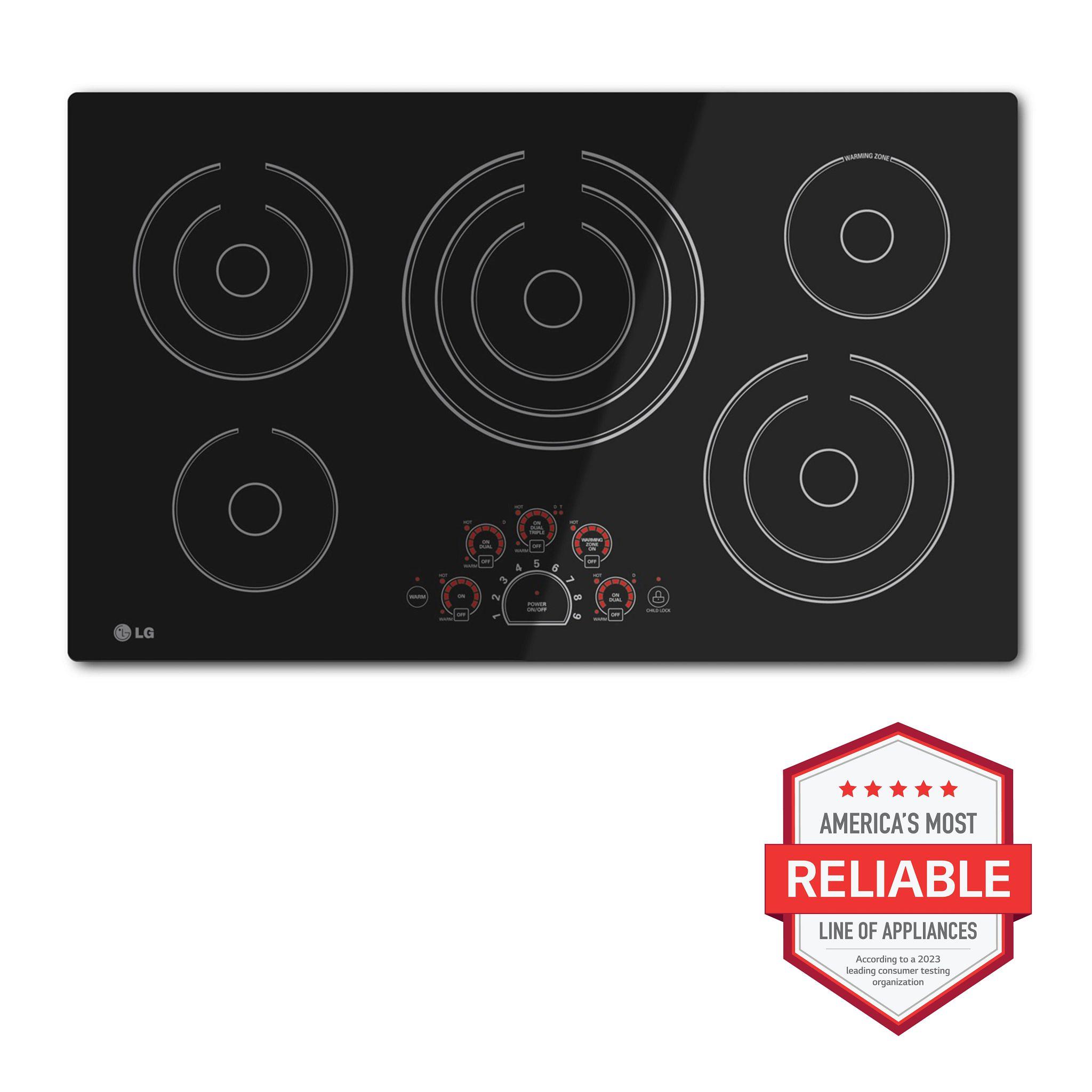 Lg 36 Inch Electric Cooktop LCE3610SB
