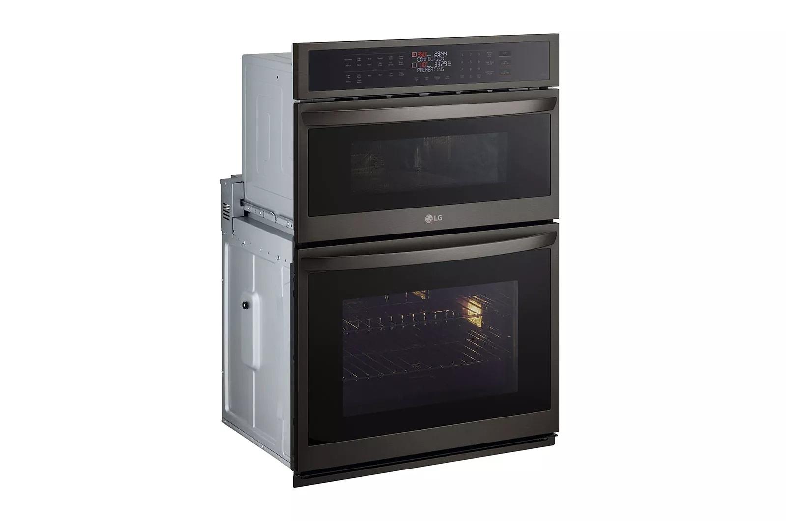 LG 1.7 4.7 Cu. Ft. Smart Combination Wall Oven With Convection And Air Fry WCEP6423D
