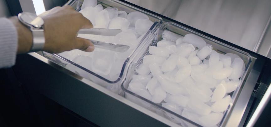 DUAL ICEMAKER WITH COCKTAIL ICE(TM)