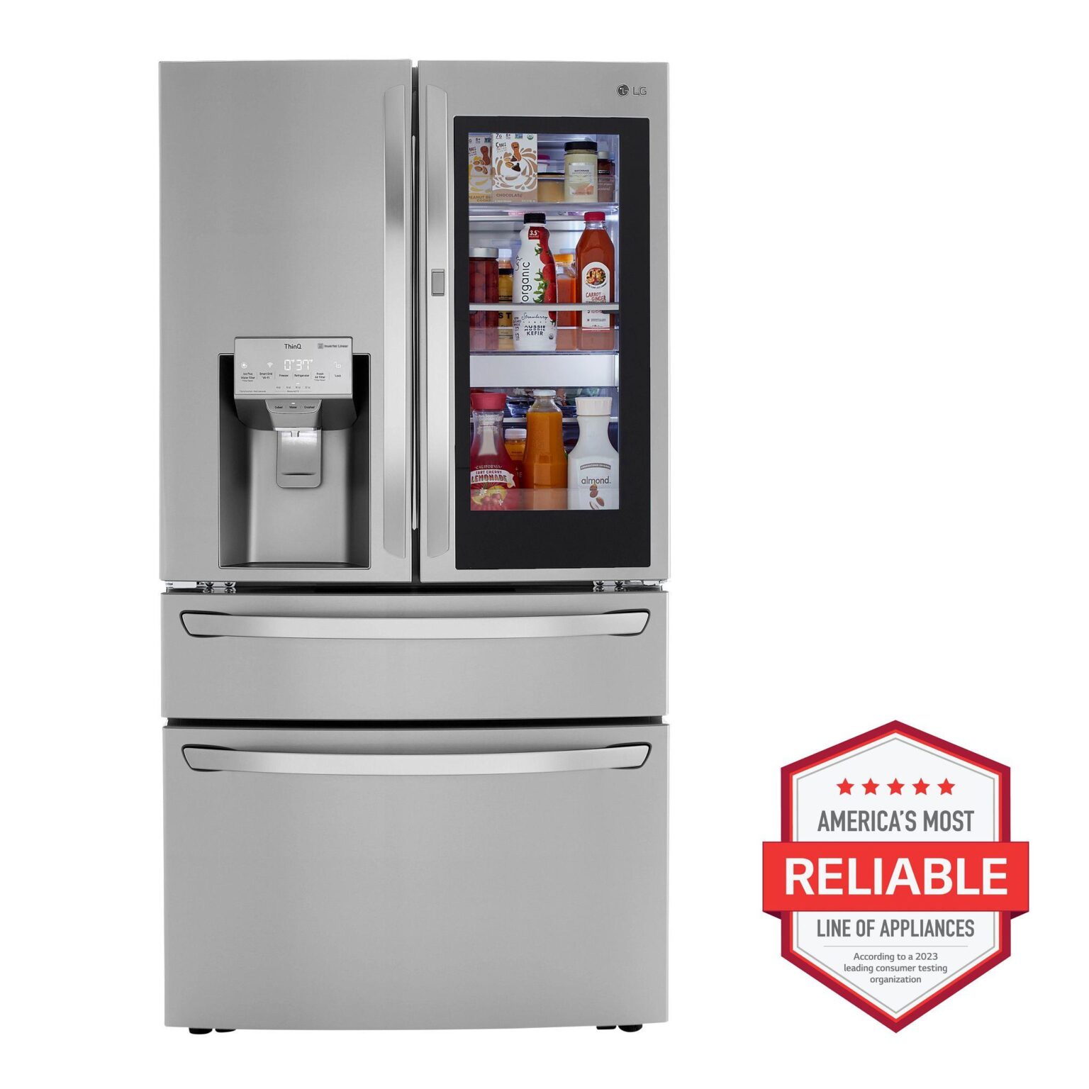 LG French Door Refrigerator LRMVS3006S Mardeys