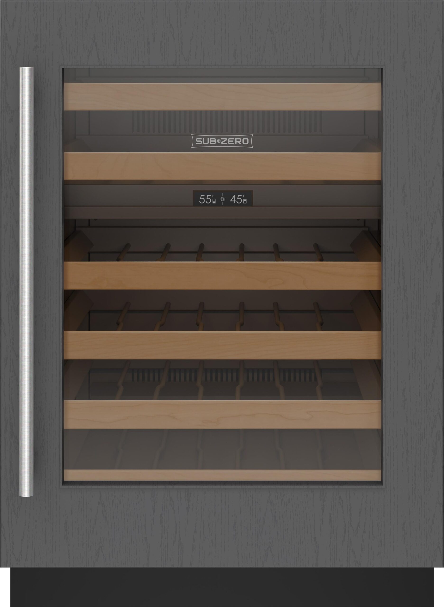 SUB-ZERO 24" Designer Undercounter Wine Storage Panel Ready Left Hinge DEU2450WL