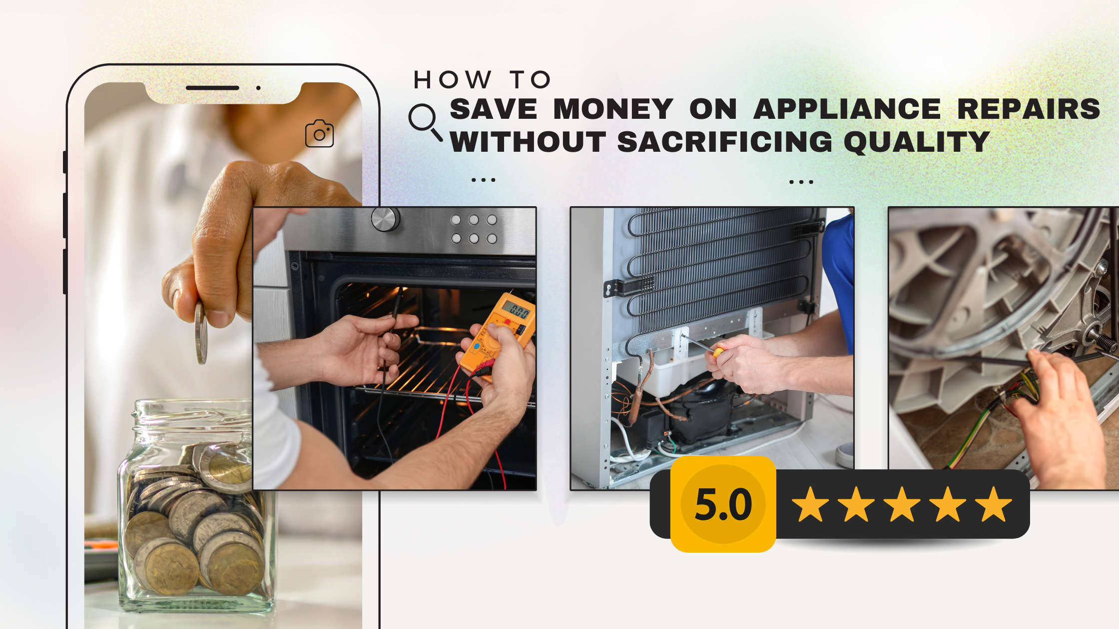 Save money on appliance repairs without compromising quality