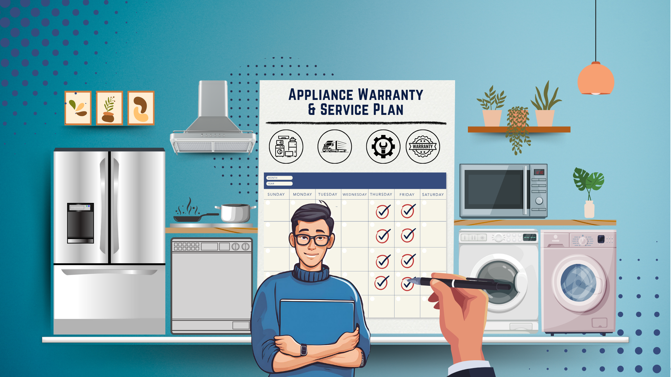 How to protect your appliances with warranties and service plans