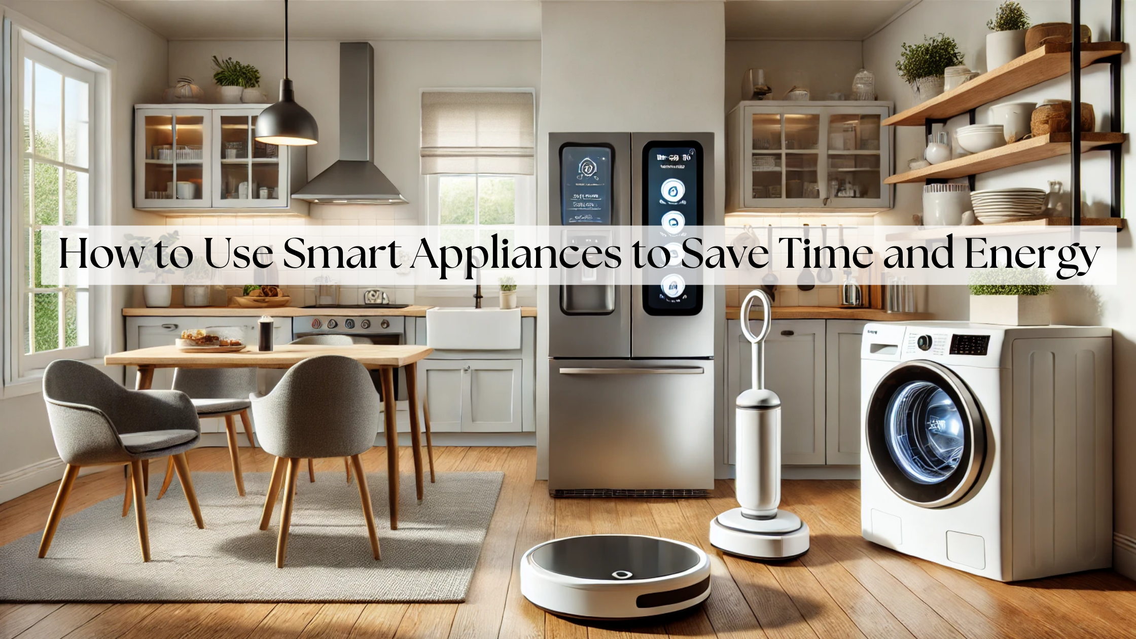 Smart appliances for efficient home solutions