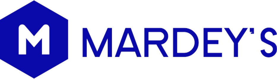 mardeys dark logo with name