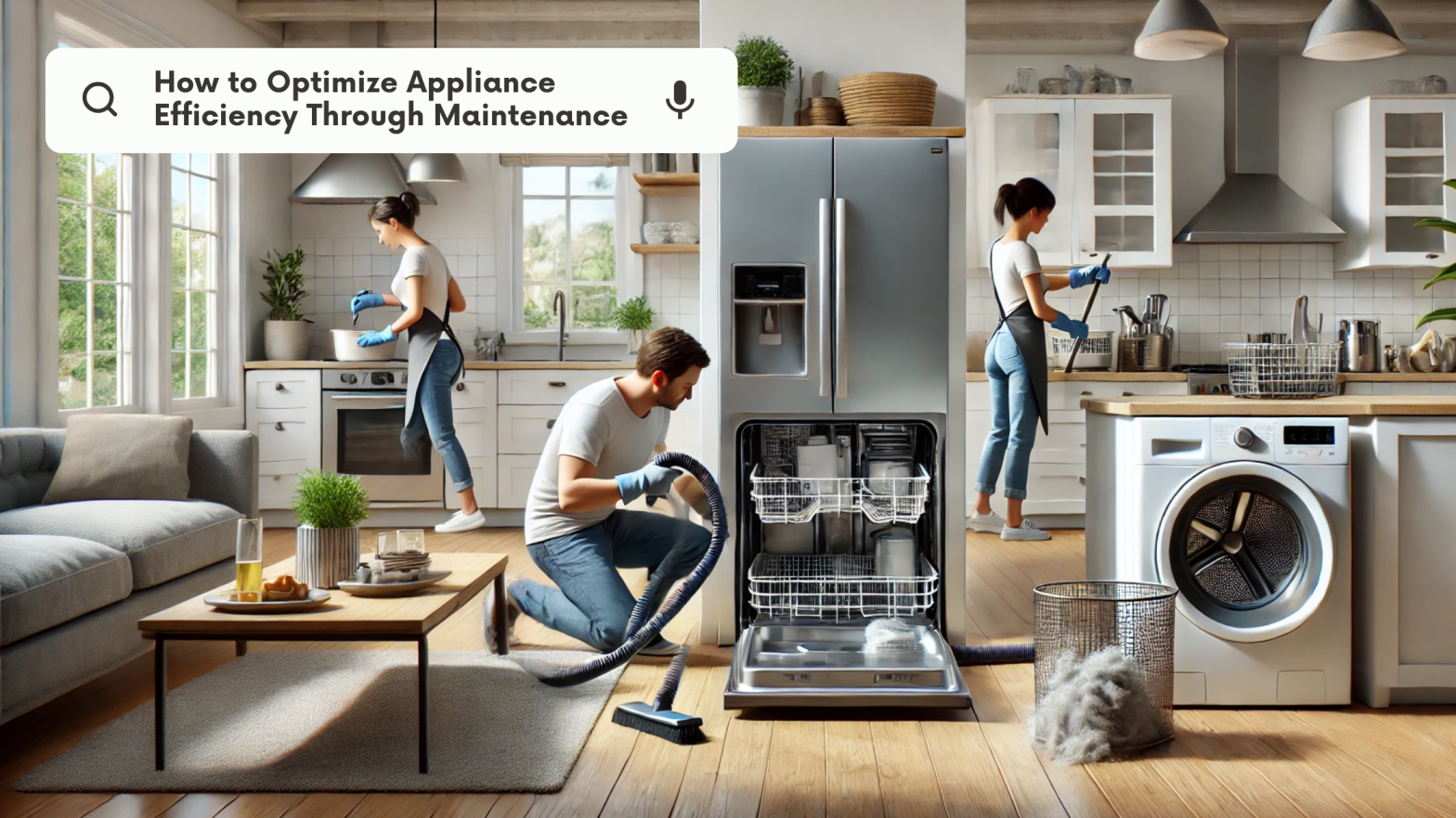Optimize appliance efficiency with regular maintenance